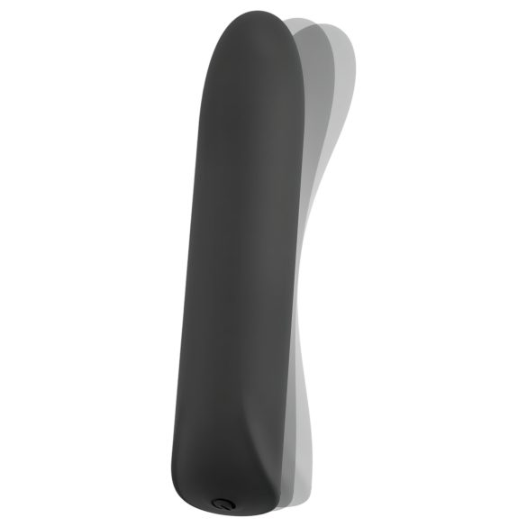 Smile - genopladelig, vandtæt mini-vibrator (sort)