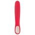 Smile Thumping Rabbit - genopladelig 3-motors vibrator (rød)