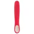 Smile Thumping Rabbit - rabbit vibrator med 3 motorer - genopladelig - rød