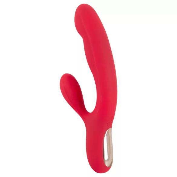 Smile Thumping Rabbit - rabbit vibrator med 3 motorer - genopladelig - rød