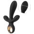 Eternal – oppustelig trippel vibrator (sort)