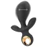 Eternal - oppustelig trippel vibrator - sort
