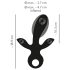 Eternal – oppustelig trippel vibrator (sort)