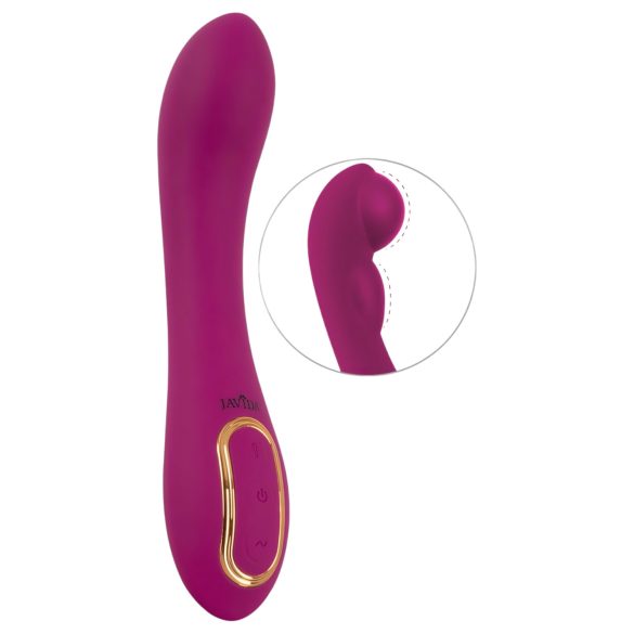 Javida - Dobbelt pumpet vibrator (lilla)