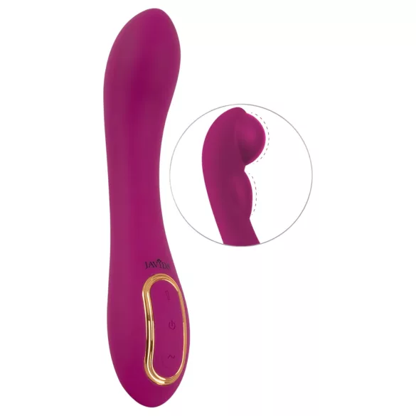 Javida - vibrator med to oppustelige punkter - lilla