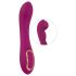 Javida - Dobbelt pumpet vibrator (lilla)