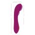 Javida - Dobbelt pumpet vibrator (lilla)