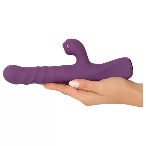 Javida - 3i1 rabbit vibrator - klitoris og g-punkt stimulering - lilla