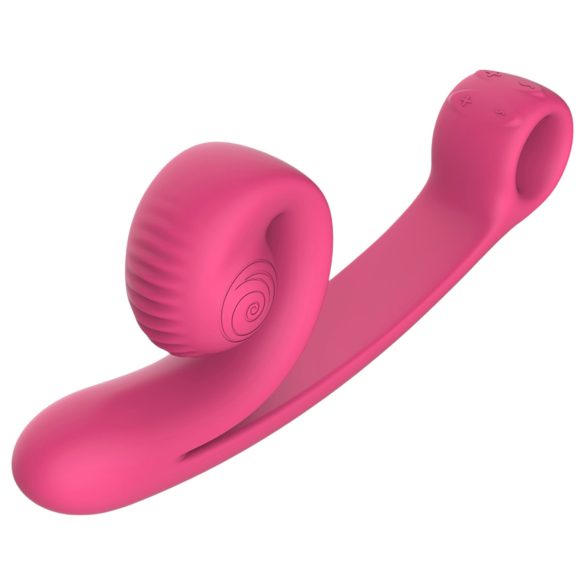 Snail Vibe Curve - 2-i-1 klitorisvibrator (pink)