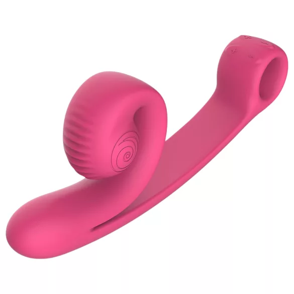 Snail Vibe Curve - 2-i-1 klitorisvibrator (pink)