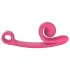 Snail Vibe Curve - 2-i-1 klitorisvibrator (pink)