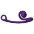 Snail Vibe Curve - 2i1 klitoris vibrator (lilla)
