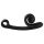 Snail Vibe Curve - 2i1 klitoris stimulator & vibrator (sort)