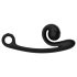 Snail Vibe Curve - 2i1 klitoris stimulator & vibrator (sort)