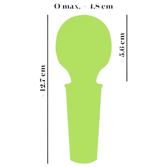 You2Toys Mini Wand - genopladelig massagevibrator (grøn)