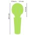 You2Toys Mini Wand - genopladelig massagevibrator (grøn)