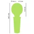 You2Toys Mini Wand - genopladelig massagevibrator (grøn)