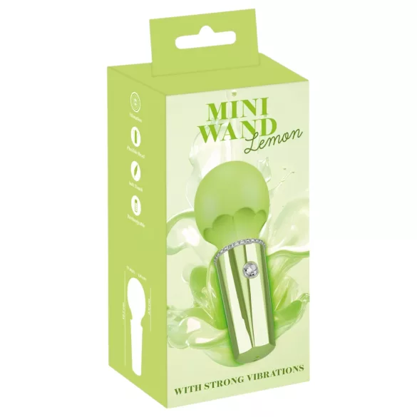 You2Toys Mini Wand - genopladelig massagevibrator (grøn)