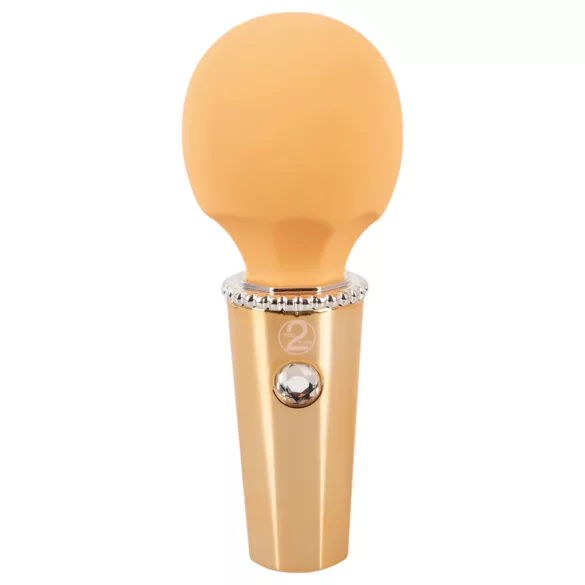 You2Toys - mini wand vibrator - genopladelig massage - gul