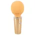 You2Toys - mini wand vibrator - genopladelig massage - gul
