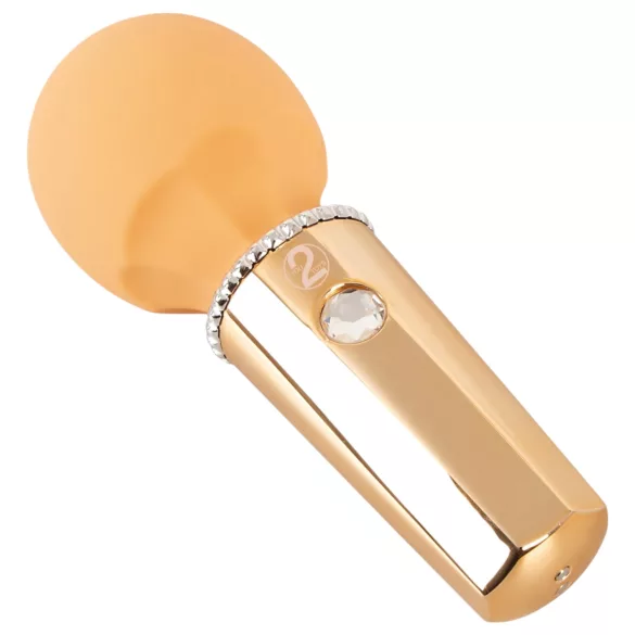 You2Toys - mini wand vibrator - genopladelig massage - gul