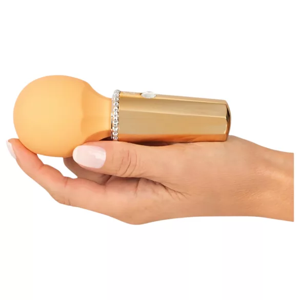 You2Toys - mini wand vibrator - genopladelig massage - gul