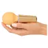You2Toys - mini wand vibrator - genopladelig massage - gul