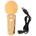 You2Toys - mini wand vibrator - genopladelig massage - gul