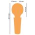 You2Toys Mini Wand - genopladelig massagevibrator (gul)