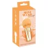 You2Toys - mini wand vibrator - genopladelig massage - gul