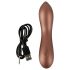 Smile - fleksibel mini G-punkt vibrator (bronzefarvet)