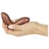 Smile - fleksibel mini G-punkt vibrator (bronzefarvet)