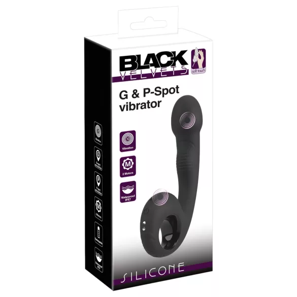 Black Velvets - vibrator til G-punkt og prostata - sort
