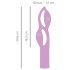 Fabulous 2-motor vibrator - genopladelig (lilla)