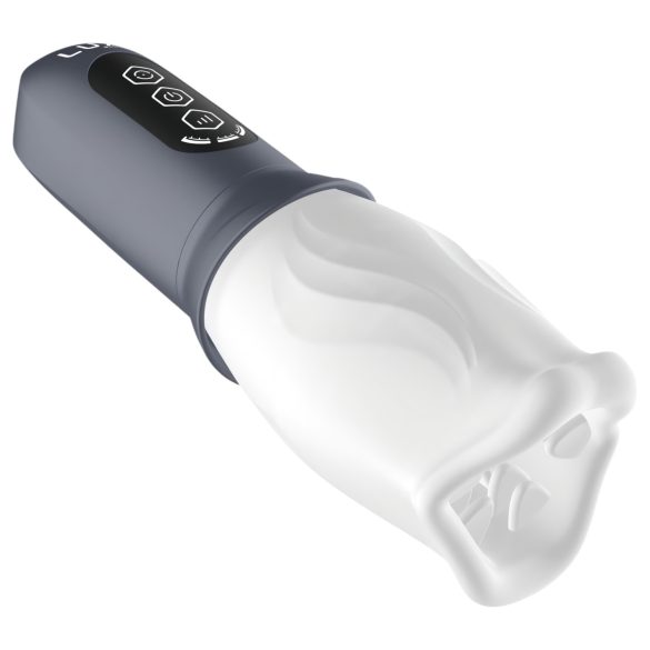 LUX Active First Class - roterende masturbator (hvid-grå)