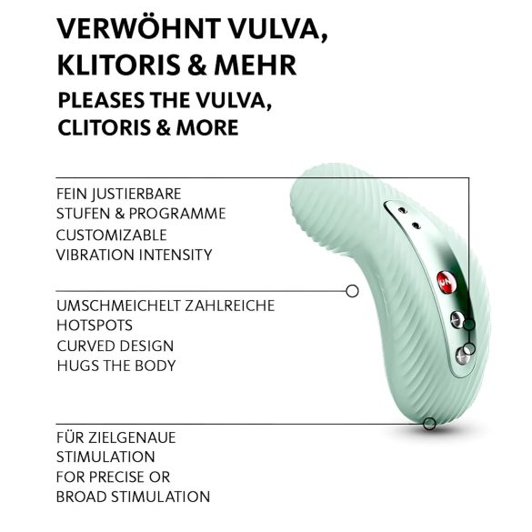 Fun Factory Laya III - vandtæt klitorisstimulator (grøn)