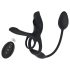 Parvalg: Multifunktionel vibrator-ring (sort)