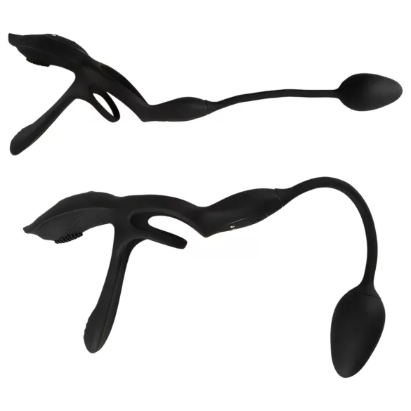 Couples Choice - multifunktions penisring med vibrator - sort