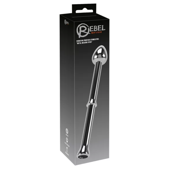 Rebel - prostata vibrator - metal - sølv