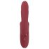Javida 2-i-1 Rabbit - genopladelig klitoris vibrator (rød)