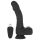 Naked Addiction - roterende realistisk dildo (sort)
