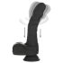 Naked Addiction - roterende realistisk dildo (sort)