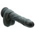 Naked Addiction - roterende realistisk dildo (sort)