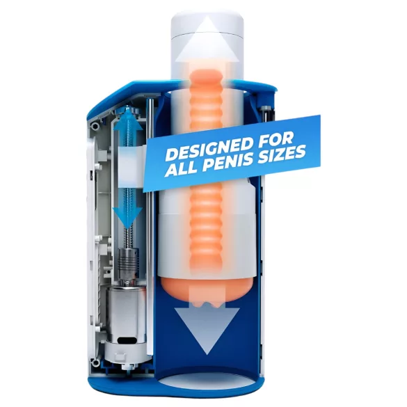 Autoblow A.I. Ultra - automatisk masturbator - realistisk mund - hvid