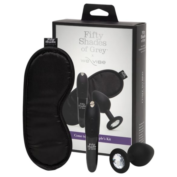 Fifty Shades of Grey Come To Bed - sæt - 3 stk (sort)