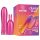 Durex Tease & Vibe - stavvibrator med kaninformet klitoris stimulator (pink)