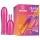 Durex Tease & Vibe - vibrator med klitorisstimulator - pink