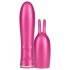 Durex Tease & Vibe - stavvibrator med kaninformet klitoris stimulator (pink)