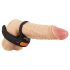 Rebel - Vibrerende penisring og testikelvibrator (sort)