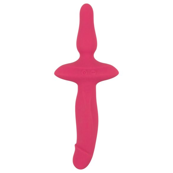 Parrets Valg - 2i1 vibrator og anal plug (pink)